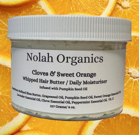 Cloves and Sweet Orange Whipped Hair Butter