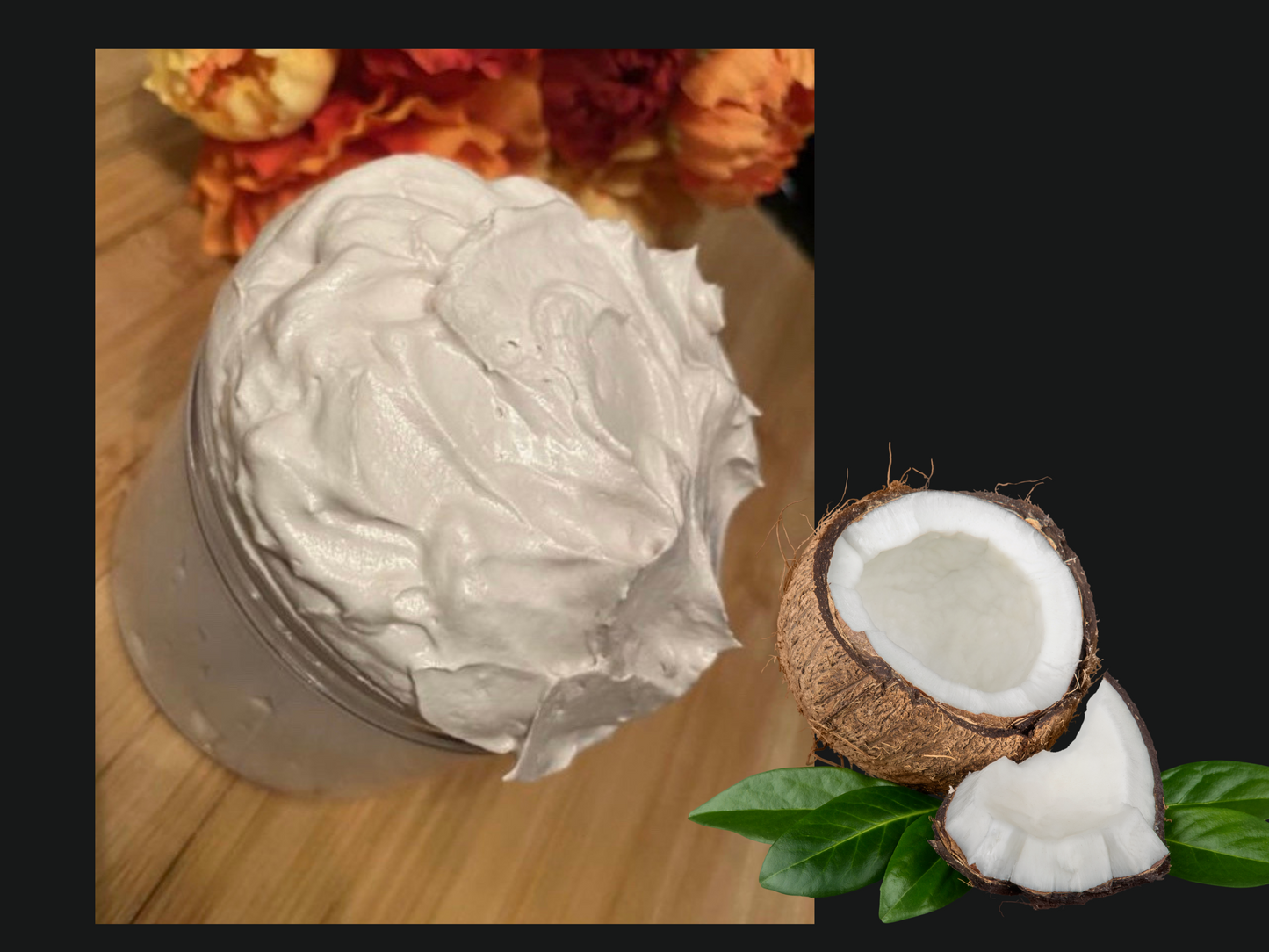 Coconut Beach Whipped Body Butter / Coconut, Tahitian Vanilla, Pineapple