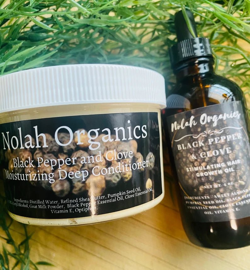 Hair Growth Bundle / Black Pepper and Clove - NolahOrganics