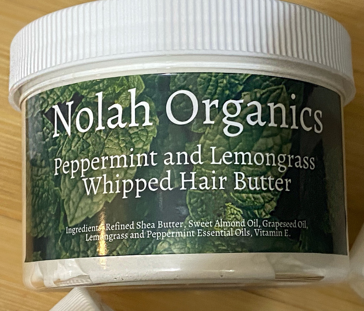 Peppermint and Lemongrass Whipped Hair Butter
